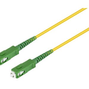 LATIGUILLO Fibra Optica datos SC/APC-SC/APC monomodo simplex 15 METROS